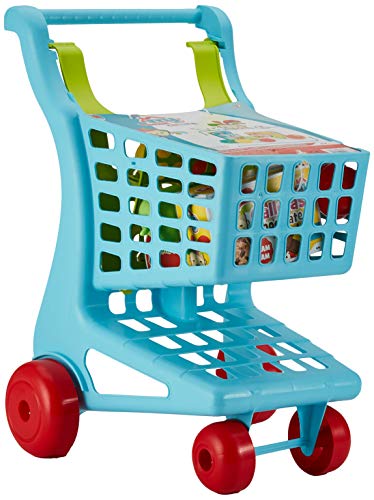 ColorBaby 49056 Einkaufstrolley mit Lebensmitteln und Babyschale von COLORBABY
