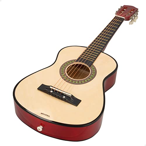 WOOMAX 49367 - Woomax-Gitarre aus Holz, 76 cm + 3a von WOOMAX