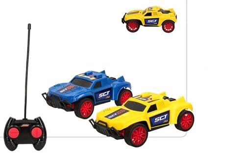 ColorBaby - Packung mit 2 Autos R/C Rally Cars Maßstab 1:24 Full Funktion, Mehrfarbig (49947) von COLORBABY