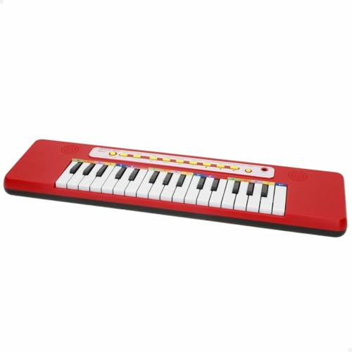 COLORBABY Kindertastatur, 32 Tasten, Maße 47 x 3,5 x 13 cm, 2 Klänge, 8 Rhythmen, 8 Demos, Klavierspielen, Kindertastaturen, Musikinstrumente, Lernspielzeug für Kinder ab 3 Jahren (47887) von COLORBABY
