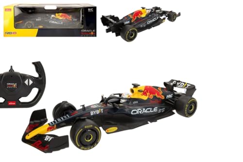 ColorBaby 41286 Rastar F1 Oracle Red Bull Racing RB18, offizielles Lizenzprodukt, Maßstab 1:12, Formel 1, ferngesteuertes Fahrzeug, Frequenz 2,4 GHz, 6 Richtungen, ferngesteuertes Spielzeug ColorBaby 41286 Rastar F1 Oracle Red Bull Racing RB18, offizielles Lizenzprodukt, Maßstab 1:12, Formel 1, ferngesteuertes Fahrzeug, Frequenz 2,4 GHz, 6 Richtungen, ferngesteuertes Spielzeug von COLORBABY