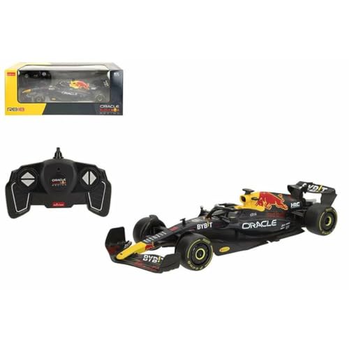 ColorBaby 41287 Rastar F1 Oracle Red Bull Racing RB18, offizielles Lizenzprodukt, Maßstab 1:18, Formel 1, ferngesteuertes Fahrzeug, Frequenz 2,4 GHz, 6 Richtungen, ferngesteuertes Spielzeug ColorBaby 41287 Rastar F1 Oracle Red Bull Racing RB18, offizielles Lizenzprodukt, Maßstab 1:18, Formel 1, ferngesteuertes Fahrzeug, Frequenz 2,4 GHz, 6 Richtungen, ferngesteuertes Spielzeug von COLORBABY