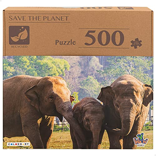 ColorBaby 46967 Puzzle, Elefanten von COLORBABY