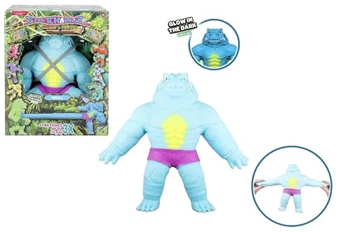 ColorBaby 47727 Stretchchapalz Noili, Fluoreszierendes Krokodil, 24 cm, leuchtet im Dunkeln, Glow, Anti-Stress-Spielzeug für Kinder, sensorisches Spielzeug, Sammlerstück, ab 5 Jahren ColorBaby 47727 Stretchchapalz Noili, Fluoreszierendes Krokodil, 24 cm, leuchtet im Dunkeln, Glow, Anti-Stress-Spielzeug für Kinder, sensorisches Spielzeug, Sammlerstück, ab 5 Jahren von COLORBABY