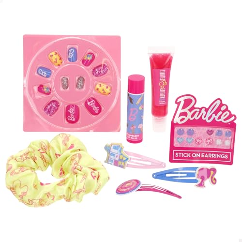 ColorBaby 77497 Barbie Dreamhouse Beauty-Set mit künstlichen Nägeln, Lipgloss und Haarzubehör, Nachbildungsset für Mädchen, ab 3 Jahren ColorBaby 77497 Barbie Dreamhouse Beauty-Set mit künstlichen Nägeln, Lipgloss und Haarzubehör, Nachbildungsset für Mädchen, ab 3 Jahren von COLORBABY