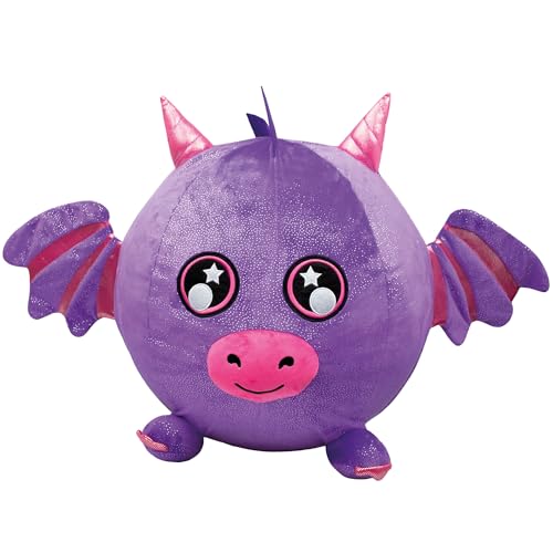 ColorBaby Biggies Riesen-Plüschtier Drache, inkl. Fußpumpe, Größe XXL, Überraschungsspielzeug, weicher Ball, Tierspielzeug, Geschenk für Mädchen 3 Jahre, Plüschgeschenk ColorBaby Biggies Riesen-Plüschtier Drache, inkl. Fußpumpe, Größe XXL, Überraschungsspielzeug, weicher Ball, Tierspielzeug, Geschenk für Mädchen 3 Jahre, Plüschgeschenk von COLORBABY