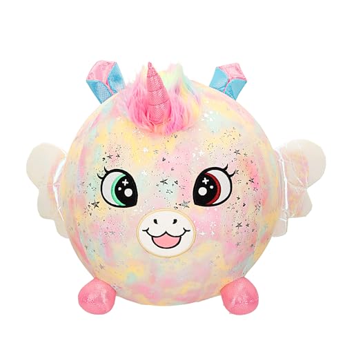ColorBaby Biggies Riesiges Einhorn-Plüschtier, inkl. Fußpumpe, Überraschungsspielzeug, weicher Ball, Größe XXL, Tierspielzeug, Geschenk für Mädchen 3 Jahre ColorBaby Biggies Riesiges Einhorn-Plüschtier, inkl. Fußpumpe, Überraschungsspielzeug, weicher Ball, Größe XXL, Tierspielzeug, Geschenk für Mädchen 3 Jahre von COLORBABY