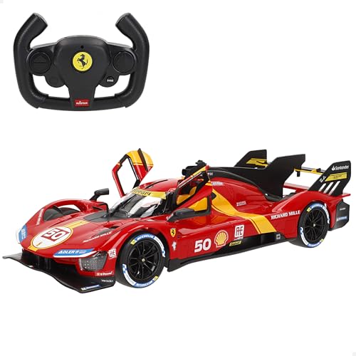 ColorBaby Rastar Ferrari 499P Le Mans RC Auto, 1:14, mit 6 Funktionen und Fernbedienung, sportliches und detailliertes Design, ideal für Ferrari-Fans und Sammler, elektrische Funksteuerung (41288) von COLORBABY