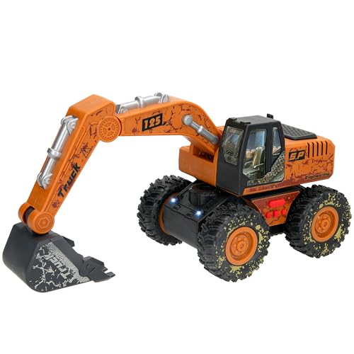 ColorBaby Speed & Go 47367 Bagger, 360° drehbar, Baggerarm, Reibungssystem, Baufahrzeug, mit Licht und Sound, 3 Jahre ColorBaby Speed & Go 47367 Bagger, 360° drehbar, Baggerarm, Reibungssystem, Baufahrzeug, mit Licht und Sound, 3 Jahre von COLORBABY