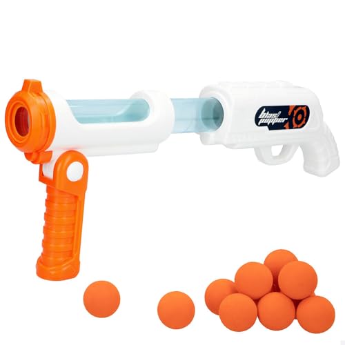ColorBaby Warriors 47455 Pistole, Schaumstoffkugeln, 12 weiche Projektile, 51 cm, Reichweite 7,6 m, Outdoor-Spielzeug, Zielspiele, Launcher, Schaumgummiball, für Kinder ab 3 Jahren ColorBaby Warriors 47455 Pistole, Schaumstoffkugeln, 12 weiche Projektile, 51 cm, Reichweite 7,6 m, Outdoor-Spielzeug, Zielspiele, Launcher, Schaumgummiball, für Kinder ab 3 Jahren von COLORBABY