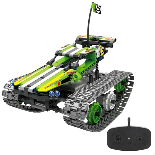 ColorBaby iM.Master 3-in-1 Ferngesteuerter Roboter, 353 Teile, mechanische Montage, 360°-Drehung, Gelenkdesign, Funksteuerung, ideal für Stunts, ab 6 Jahren (85459) von COLORBABY