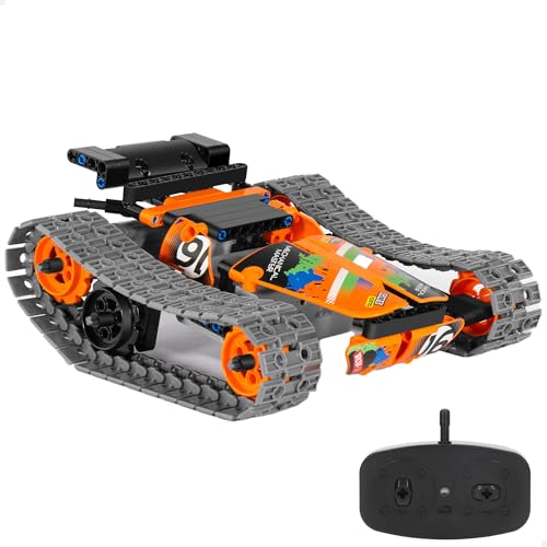 ColorBaby iM.Master 3-in-1 Ferngesteuerter Roboter, 392 Teile, mechanische Montage, 360°-Drehung, bewegliches Design, Funksteuerung, ideal für Stunts, 6 Jahre und älter (85460) von COLORBABY
