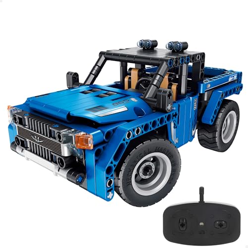 ColorBaby iM.Master Bausatz, ferngesteuertes Auto, Pickup, 2-in-1, 353 Teile, 2,4 GHz, Robustes Design, einfache und unterhaltsame Stem-Montage, 6 Jahre und mehr (85448) von COLORBABY