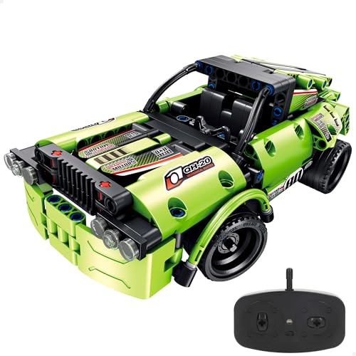 ColorBaby iM.Master Bausatz, ferngesteuertes Auto, Sport, 2-in-1, 335 Teile, 2,4 GHz, aerodynamisches Design, einfache und unterhaltsame Stem-Montage, (85449) von COLORBABY