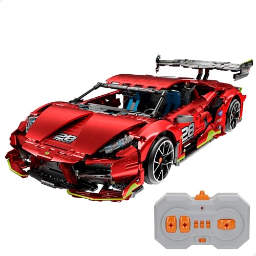 ColorBaby iM.Master Ferngesteuertes Supersportwagen, 1835 Teile, 2,4 GHz, Heckantrieb, Hochleistungsmotor, wiederaufladbarer Akku, Stem-Montage (85464) von COLORBABY