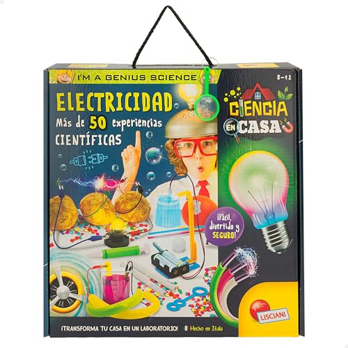 Colorbaby Lisciani 47631 I'm A Genius, Wissenschaftslabor, 50 wissenschaftliche Experimente, Elektrizitätssätze, Glühbirnen-Set, Lernspielzeug, Wissenschaft zu Hause, Spielzeug für Kinder ab 8 Jahren Colorbaby Lisciani 47631 I'm A Genius, Wissenschaftslabor, 50 wissenschaftliche Experimente, Elektrizitätssätze, Glühbirnen-Set, Lernspielzeug, Wissenschaft zu Hause, Spielzeug für Kinder ab 8 Jahren von COLORBABY