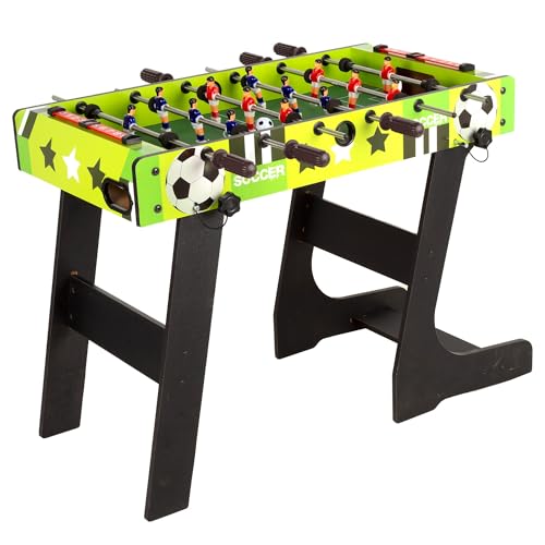 WOOMAX 85430 CB Games Kickertisch für Kinder, zusammenklappbar, grün WOOMAX 85430 CB Games Kickertisch für Kinder, zusammenklappbar, grün von COLORBABY