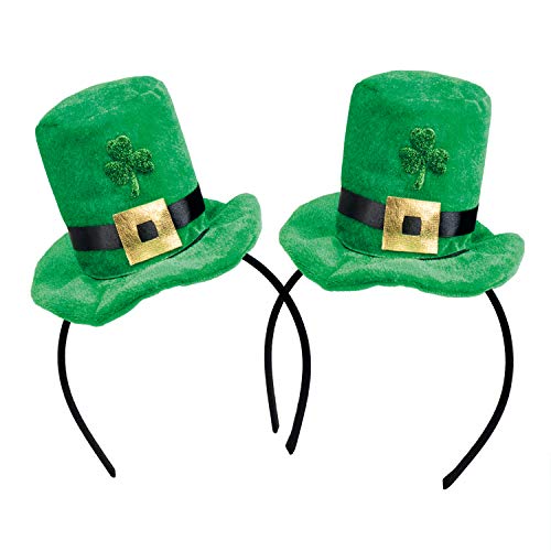 com-four® Leprechaun, Kobold Kostüme zum St. Patricks Day - Outfits und Accessoires für das grüne, irische Fest - Für Fasching, Fastnacht, Karneval, Parade, Motto-Party, Irish Pub (02 Stück - Set09) von com-four