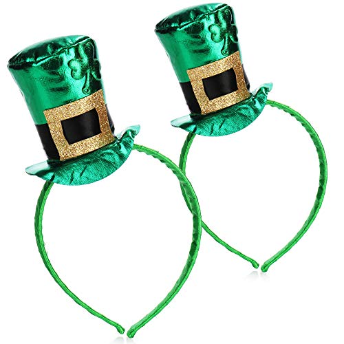 com-four® Leprechaun, Kobold Kostüme zum St. Patricks Day - Outfits und Accessoires für das grüne, irische Fest - Für Fasching, Fastnacht, Karneval, Parade, Motto-Party, Irish Pub (02 Stück - Set14) von com-four