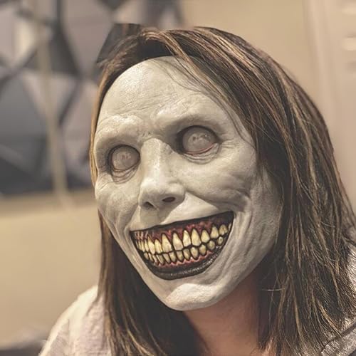 Gruselige Halloween Maske - Realistische Naturlatex Gruselige Horror Maske mit Auge für Erwachsene Halloween Cosplay Kostüme von COMBLU