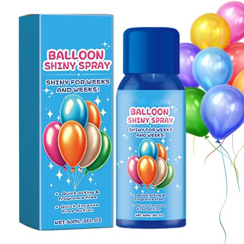 Ballon Glanz Spray, Ballon Hochglanz Spray, 60g Basis Ballon Aufheller, Glossy Finish Spray Ballons, Instant High Shine Gloss Ballons Shiner, Schnell Trocknender Sprühaufheller für dauerhaften Glanz Ballon Glanz Spray, Ballon Hochglanz Spray, 60g Basis Ballon Aufheller, Glossy Finish Spray Ballons, Instant High Shine Gloss Ballons Shiner, Schnell Trocknender Sprühaufheller für dauerhaften Glanz von COMFOLIVING