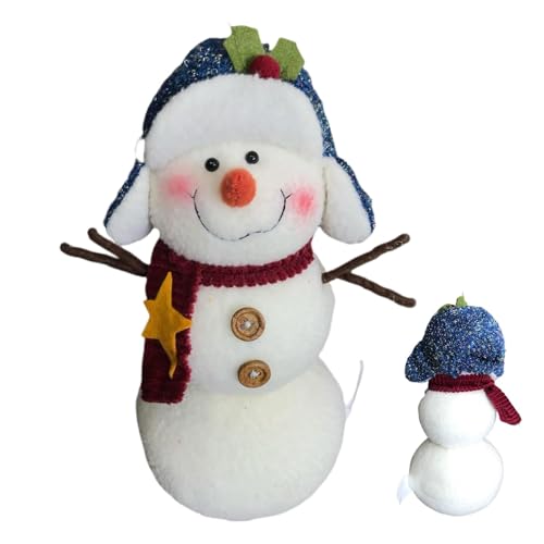 COMFOLIVING Christmas Puppe, Weiches Spielzeug - Plüsch Schneemannfigur Weihnachten niedliche Puppe,Fotografie Requisiten Haushaltsschüssel Ornament saisonal für Schreibtisch, Sofa, Bücherregal COMFOLIVING Christmas Puppe, Weiches Spielzeug - Plüsch Schneemannfigur Weihnachten niedliche Puppe,Fotografie Requisiten Haushaltsschüssel Ornament saisonal für Schreibtisch, Sofa, Bücherregal von COMFOLIVING