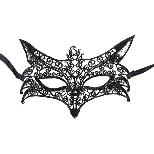 COMFOLIVING Faschingsmaske, Maskerademaske aus Spitze - Maskerade Maske aus Spitze Elegant Stirnband | Deko Zubehör Festivals Mottoparty Cosplay Augenmaske für von COMFOLIVING