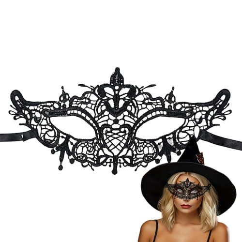COMFOLIVING Lace Masquerade Masque, Spitzenaugenmaske,Kostüm Gesichtsschutz - Tierförmige Augenmaske, Partycosplay mit Dekorationsthema für Baldachin von COMFOLIVING