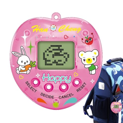 COMFOLIVING Virtueller Haustier Schlüsselanhänger, virtuelle Haustiere für Kinder Schlüsselanhänger - Digitales Haustier Schlüsselbund Spiel mit 168 Haustieren | Virtuelle elektronische digitale von COMFOLIVING