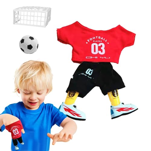 Fingerpuppen: lustige Fußball-Party-Spiele mit Fingern | Lernzubehör, Fußballspiel mit Fingern | Schuhe für Finger, Tor, Partyspiele, Spielzeugspiel | Ju von COMFOLIVING