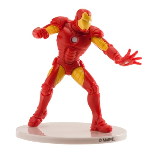 dekora - Tortendeko Geburtstag Cake Topper | Torten Deko Geburtstag Iron Man Figur für Torte - Torten Zubehör aus PVC von dekora