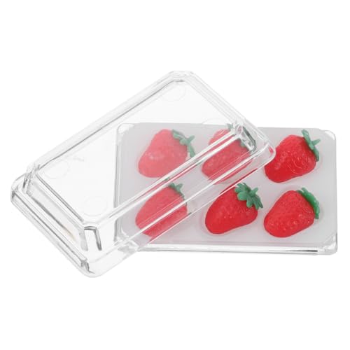 COMNESTBI 1 Festgelegte Lebensechte Miniaturfutter -Requisite Künstliche Erdbeeren Für Dollhouse Kitchen Accessoires Playhouse Spielzeugdekoration Mini Obstmodell von COMNESTBI