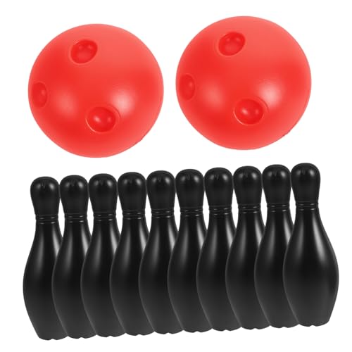 COMNESTBI 1 Satz Bowlingkugel familienspiele reisespiel kinderspielsachen kinderzimmer Bowlingspiele für drinnen bowlen Sport von COMNESTBI
