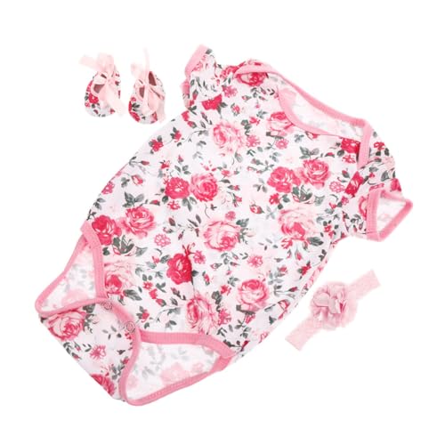 COMNESTBI 1 Satz DRÜCK-Set Schuhe puppenkleidung -Outfit -Set Kleidung Set Puppen Kleidungsset Stirnband Strampler für Neugeborene Babys Zubehör für Babypuppen Baumwolle COMNESTBI 1 Satz DRÜCK-Set Schuhe puppenkleidung -Outfit -Set Kleidung Set Puppen Kleidungsset Stirnband Strampler für Neugeborene Babys Zubehör für Babypuppen Baumwolle von COMNESTBI