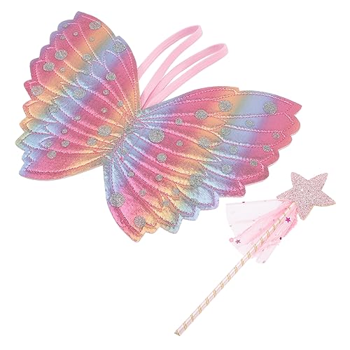 COMNESTBI 1 Satz Feenstab für Glitzernde Handheld Zauberstäbe mit Schmetterlingsflügeln Geburtstagsfeiern für Kreative DIY Dekorationen und Festliche Anlässe COMNESTBI 1 Satz Feenstab für Glitzernde Handheld Zauberstäbe mit Schmetterlingsflügeln Geburtstagsfeiern für Kreative DIY Dekorationen und Festliche Anlässe von COMNESTBI