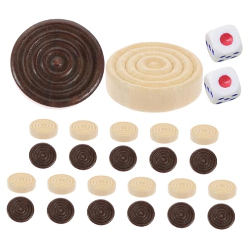 COMNESTBI 1 Satz Holzspielsteine Set Teiliges Zubehör für Schach und Dame Vielseitige Spielfiguren für Familien und Reisespiele Langlebig für Freizeitaktivitäten COMNESTBI 1 Satz Holzspielsteine Set Teiliges Zubehör für Schach und Dame Vielseitige Spielfiguren für Familien und Reisespiele Langlebig für Freizeitaktivitäten von COMNESTBI