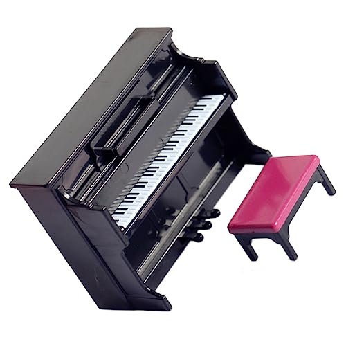 COMNESTBI 1 Satz Klaviermodell Miniatur-Klavierdekor Miniatur-Klavierornament Miniatur-Klavierhocker Modell Kleiner Klavierhocker Mikropiano-Modell pp Black COMNESTBI 1 Satz Klaviermodell Miniatur-Klavierdekor Miniatur-Klavierornament Miniatur-Klavierhocker Modell Kleiner Klavierhocker Mikropiano-Modell pp Black von COMNESTBI