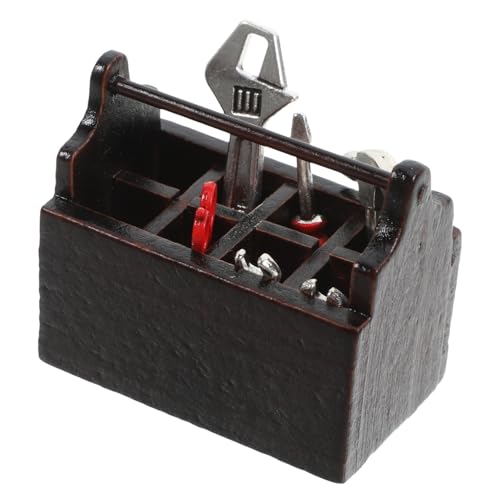 COMNESTBI 1 Satz Kleine Werkzeugkiste Mini- -bausatz Mini-Toolkit Miniaturhauszubehör Mini -Werkzeug Mini-werkzeugkasten Schmücken Miniaturwerkzeuge Für Das Puppenhaus Aluminiumlegierung COMNESTBI 1 Satz Kleine Werkzeugkiste Mini- -bausatz Mini-Toolkit Miniaturhauszubehör Mini -Werkzeug Mini-werkzeugkasten Schmücken Miniaturwerkzeuge Für Das Puppenhaus Aluminiumlegierung von COMNESTBI