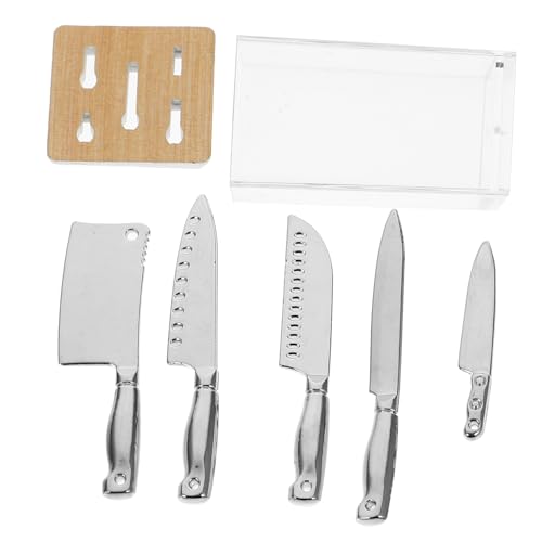COMNESTBI 1 Satz Messerset Puppenhaus-küche Backen Winzig Dekorativ Miniaturen Mini- Kochen Zubehör Dekoration Utensilien Mini-küchenschneider Geschirr Mini - Legierung COMNESTBI 1 Satz Messerset Puppenhaus-küche Backen Winzig Dekorativ Miniaturen Mini- Kochen Zubehör Dekoration Utensilien Mini-küchenschneider Geschirr Mini - Legierung von COMNESTBI