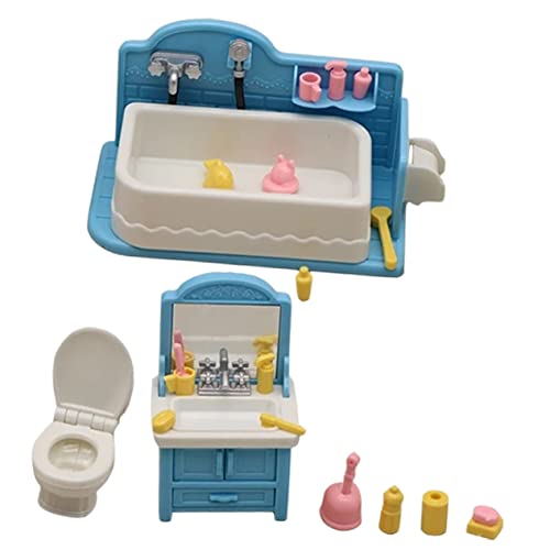 COMNESTBI 1 Satz Mini-Badezimmerset für kinderspielzeug Dollhouse Badezimmer puppenhauszubehör kinderknallzeug Miniatur-Zubehör Mini-Hausverzierung Miniaturhausmöbel Plastik COMNESTBI 1 Satz Mini-Badezimmerset für kinderspielzeug Dollhouse Badezimmer puppenhauszubehör kinderknallzeug Miniatur-Zubehör Mini-Hausverzierung Miniaturhausmöbel Plastik von COMNESTBI