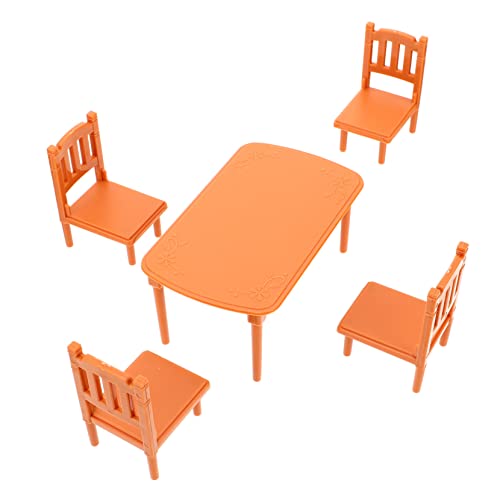 COMNESTBI 1 Satz Mini Möbeltisch und Stuhl esstisch Esszimmerstuhl Puppenhausmöbel Mini-Tisch Spielhausmöbel Kindermöbel Puppenhaustisch Plastik Khaki COMNESTBI 1 Satz Mini Möbeltisch und Stuhl esstisch Esszimmerstuhl Puppenhausmöbel Mini-Tisch Spielhausmöbel Kindermöbel Puppenhaustisch Plastik Khaki von COMNESTBI