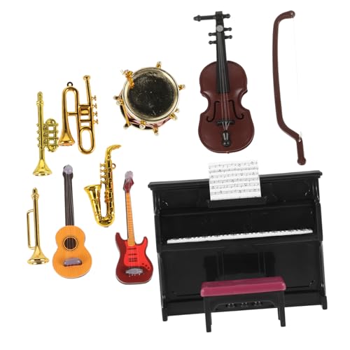 COMNESTBI 1 Satz Mini-Musikinstrumentenmodell Miniatur Gitarre Puppe Dollhouse Furniture Dollhouse Accessories spielzeuge zartes Miniaturspielzeug realistisches Miniinstrument Plastik COMNESTBI 1 Satz Mini-Musikinstrumentenmodell Miniatur Gitarre Puppe Dollhouse Furniture Dollhouse Accessories spielzeuge zartes Miniaturspielzeug realistisches Miniinstrument Plastik von COMNESTBI