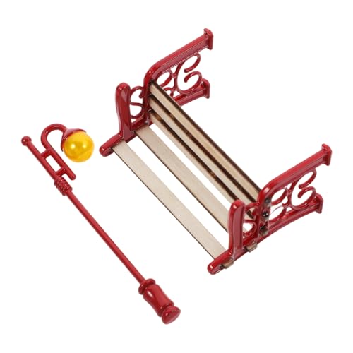 COMNESTBI 1 Satz Miniatur-Parkmöbel kinderspielzeug hühner Miniaturmöbel Küche Miniaturstuhl Mini-Straßenlaternendekor Szene Lampe Zinklegierung rot COMNESTBI 1 Satz Miniatur-Parkmöbel kinderspielzeug hühner Miniaturmöbel Küche Miniaturstuhl Mini-Straßenlaternendekor Szene Lampe Zinklegierung rot von COMNESTBI