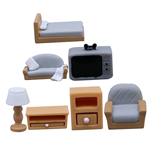 COMNESTBI 1 Satz Miniatur-nachttisch- Modell Für Puppenhausmöbel Puppenhaus-puppenmöbel Miniaturmodell Kleine Raumdekoration Miniaturschrank Puppenhausszene Requisite Miniaturmöbel Harz von COMNESTBI