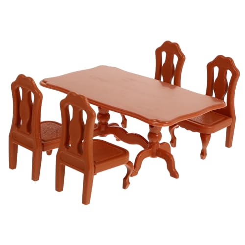 COMNESTBI 1 Satz Modell Esstisch Und Stuhl Mini Möbel Desktop-Dekoration Stuhlmodell Kinderspielzeug Mini-möblierung Mini Plastikstuhl Mini-schreibtischmöbel Simulierte Möbel Orange Pp COMNESTBI 1 Satz Modell Esstisch Und Stuhl Mini Möbel Desktop-Dekoration Stuhlmodell Kinderspielzeug Mini-möblierung Mini Plastikstuhl Mini-schreibtischmöbel Simulierte Möbel Orange Pp von COMNESTBI