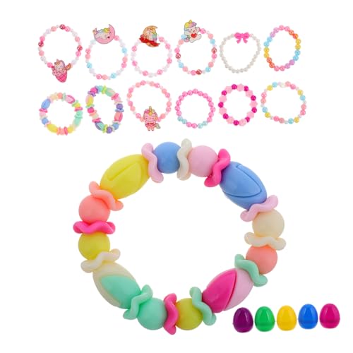 COMNESTBI 1 Satz Ostereier ostern DIY bastelsets DIY bemalbare Eier künstliche Eier aus Kunststoff Bunte künstliche Eier -DIY -Kit für Eier Malset Plastik von COMNESTBI