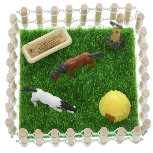 COMNESTBI 1 Satz Puppenhaus-Modell gartentischchen Toy Set Mikrolandschaft Modellbau spielzeugpferd playmobilhauser ziernieten Kreatives Pferdestallmodell Mini-Spielzeugstallmodell Plastik COMNESTBI 1 Satz Puppenhaus-Modell gartentischchen Toy Set Mikrolandschaft Modellbau spielzeugpferd playmobilhauser ziernieten Kreatives Pferdestallmodell Mini-Spielzeugstallmodell Plastik von COMNESTBI