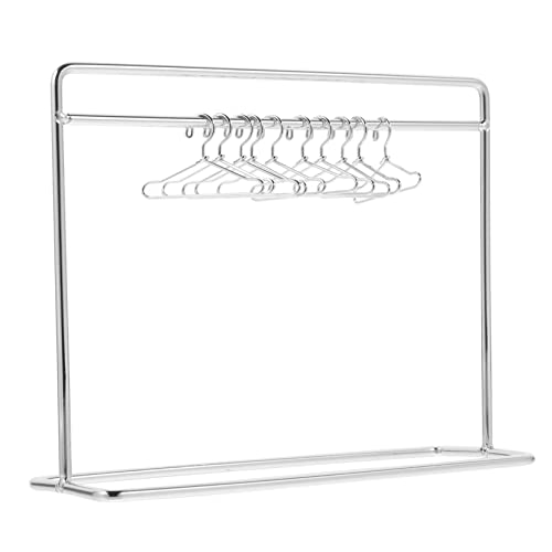 COMNESTBI 1 Satz Puppenhausmöbel Puppenspeicherung Mini-kleiderbügel Kleiderbügel Für Puppenkleider Kleinkinder Kleidung Miniatur-kleiderständer Steht Gestelle Mini-kleiderständer Tuch Eisen COMNESTBI 1 Satz Puppenhausmöbel Puppenspeicherung Mini-kleiderbügel Kleiderbügel Für Puppenkleider Kleinkinder Kleidung Miniatur-kleiderständer Steht Gestelle Mini-kleiderständer Tuch Eisen von COMNESTBI