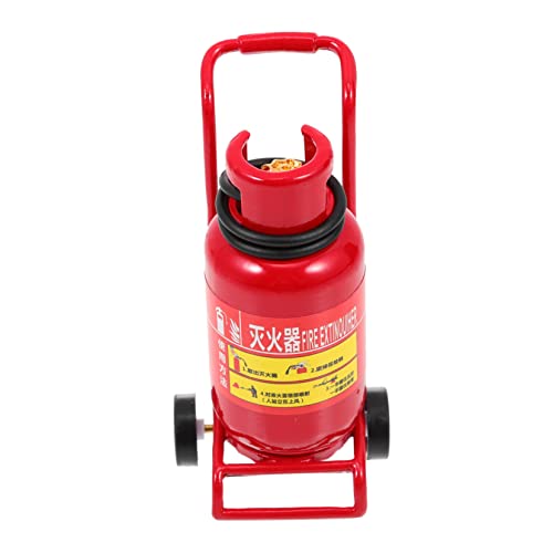COMNESTBI 1 Satz Zubehör Für Puppenhäuser Mini-Marke Mini-Sachen Miniaturen Puppenhauszubehör Puppenhaus-feuerlöscher Miniaturdekoration Mini-feuerlöscher Rot Legierung von COMNESTBI