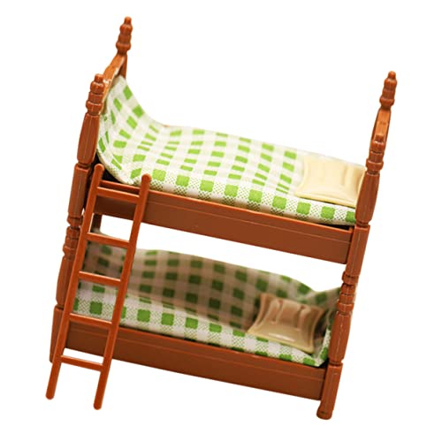 COMNESTBI 1 Satz auf der oberen und unteren Koje Miniatur-Etagenbettmodell Kindermöbel kinderzimmer zubehör puppenbett etagenbett Puppenhaus Spielset Miniaturdekoration Plastik COMNESTBI 1 Satz auf der oberen und unteren Koje Miniatur-Etagenbettmodell Kindermöbel kinderzimmer zubehör puppenbett etagenbett Puppenhaus Spielset Miniaturdekoration Plastik von COMNESTBI